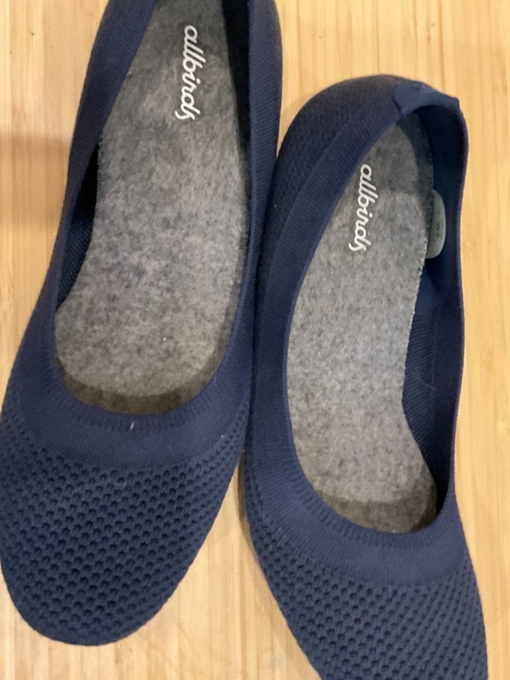 Allbirds Tree Breezer Ballet Flats Navy Blue Womens Size 9 - Picture 2 of 3